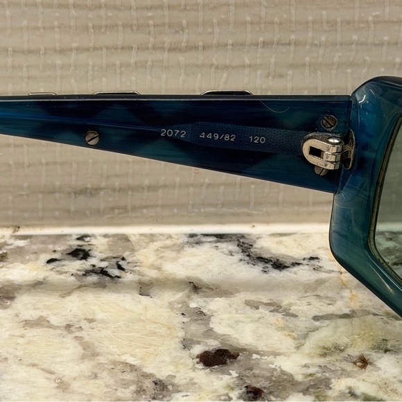 Salvatore Ferragamo Teal Sunglasses - Picture 4 of 5